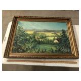 SIGNED PAINTING ON CANVAS