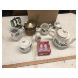 CHRISTMAS DISHWARE AND MISC