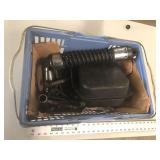 CRATE WITH MOTORCYCLE PARTS