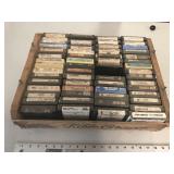 ADVERTISING BOX FULL OF 8TRACKS