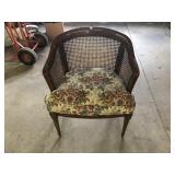 CANE ARM CHAIR
