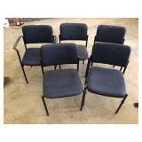 LOT OF 5 OFFICE CHAIRS