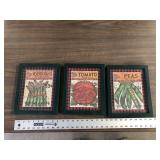 LOT OF 3 FRAMED PRINTS