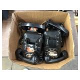 VINTAGE BLACK PHONES