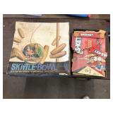 SKITTLE BOWL AND BASKETBALL GAMES