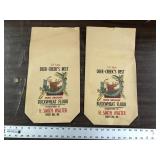 BUCKWHEAT FLOUR ADVERTISING BAGS
