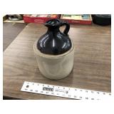 STONEWARE SYRUP JUG