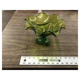 GREEN CANDY DISH