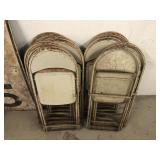 LOT OF FOLDING CHAIRS