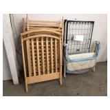 CRIB AND PLAYPEN