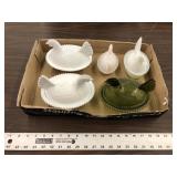 LOT OF 5 CANDY DISHES