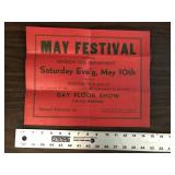 MAY FESTIVAL MENDON POSTER