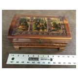 WOODEN CARVED BOX
