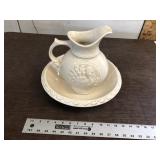 PITCHER AND BOWL
