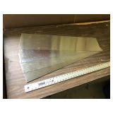 LOT OF 4 COMMERCIAL DOOR KICK PLATES