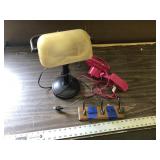 DESK LAMP , FAN AND COAT HANGER