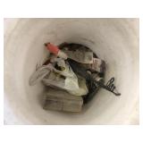 FISHING LOT IN BUCKET