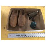 WOODEN SHOES, DOOR LOCK AND INSULATOR