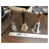 LOT OF 3 LARGE BELLS