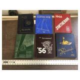 LOT OF 6 YEAR BOOKS