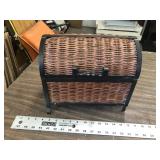 IRON AND WICKER BOX