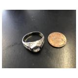 18K GOLD RING NO STONE