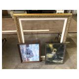 LARGE FRAME AND PRINTS