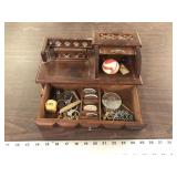 JEWELRY BOX FULL OF ITEMS