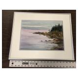 SIGNED WATERCOLOR GRAND MANNAN ISLAND