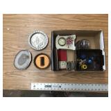 CLOCKS,BARWARE AND ASHTRAYS