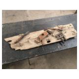 DRIFTWOOD DISPLAY WITH ANTIQUE TOOLS
