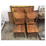 LOT OF 4 DININGROOM CHAIRS