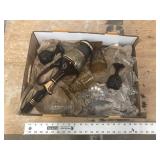 VINTAGE DECANTER AND GLASSWARE