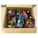 BOX FULL OF VINTAGE TOYS