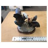 FIGHTING  GAMECOCK DECANTER