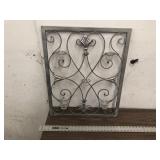 IRON WALL CANDLE HOLDER