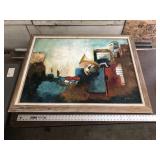 SIGNED PAINTING ON CANVAS