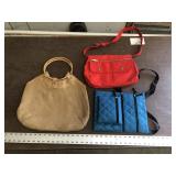 LOT OF 3 PURSES