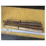 LOT OF 4 BASEBALL BATS
