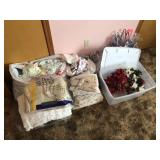 LINENS , CHRISTMAS AND HANGERS