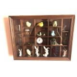 WALL DISPLAY BOX WITH CONTENTS