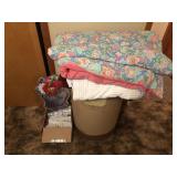 LINENS, BARREL AND MISC