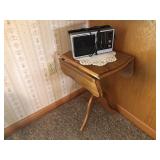 DROP LEAF TABLE AND RADIO