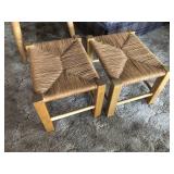 PAIR OF STOOLS