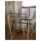 METAL AND CLOTHING RACK
