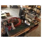 CONTENTS ON TOP OF WORK BENCH