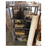 CONTENTS OF SHELF AND PAPER ROLL