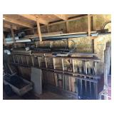 CONTENTS ON RIGHT SIDE OF SHED WALL ONLY