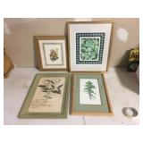 LOT OF 4 FRAMED PICTURES