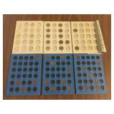 2 COIN BINDERS WITH ASSORTED COINS